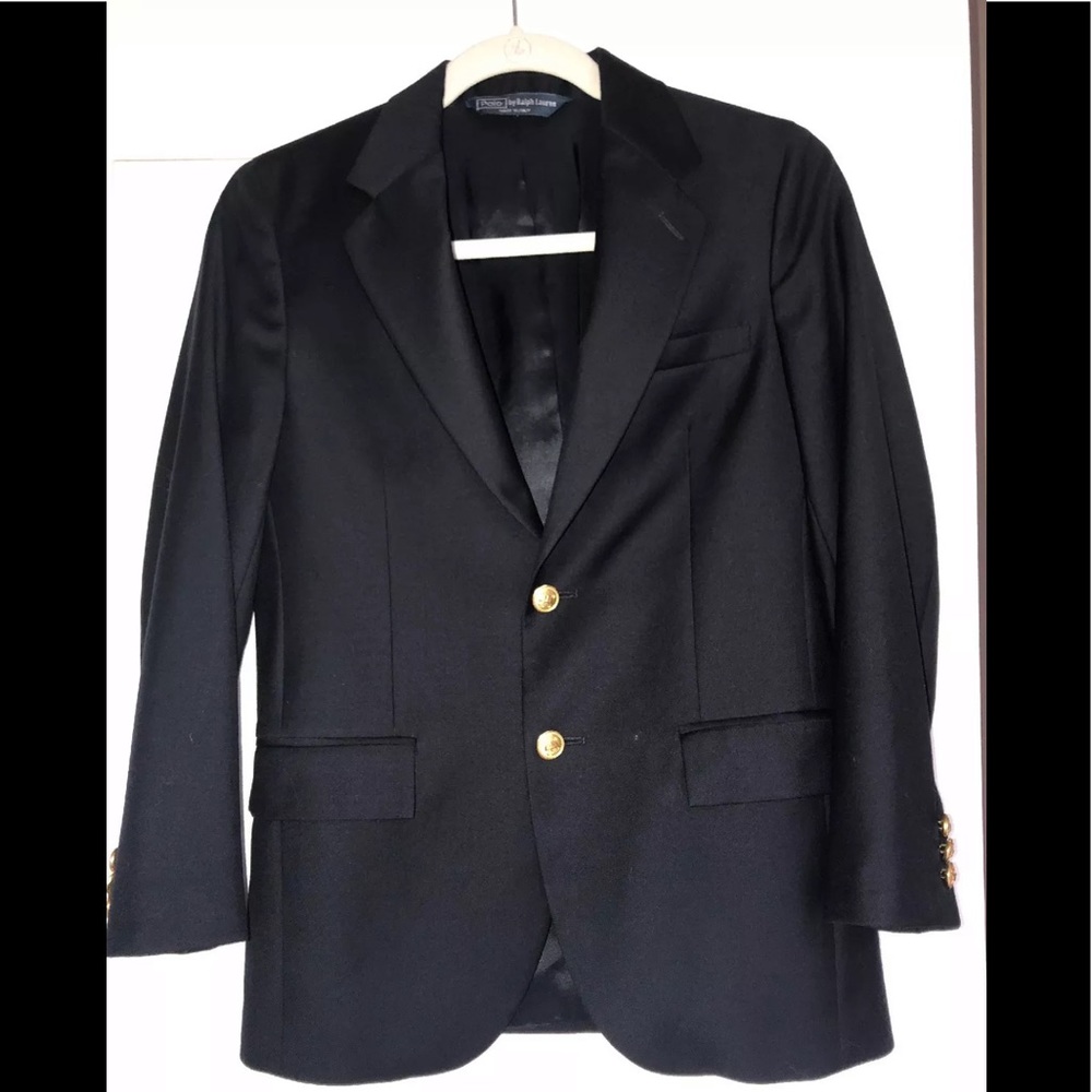 Polo Ralph Lauren boys wool blazer sport coat - 12